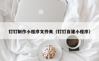 湖北钉钉制作小程序文件夹（钉钉自建小程序）