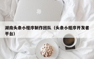 湖北湖南头条小程序制作团队（头条小程序开发者平台）